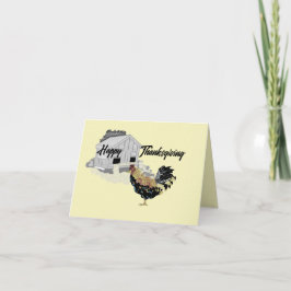 Gevouwen notitie Kaart : Happy Thanksgiving