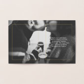 Gevouwen Opslaan Datum Folie Kaarten (Binnen)