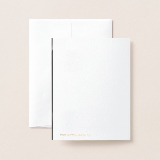 Gevouwen Opslaan Datum Folie Kaarten (Met envelop)