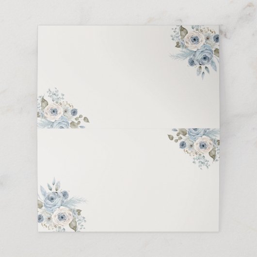 Gevouwen Plaats Kaart/Escort Kaart Plaatskaartje (Buitenkant ongevouwen)