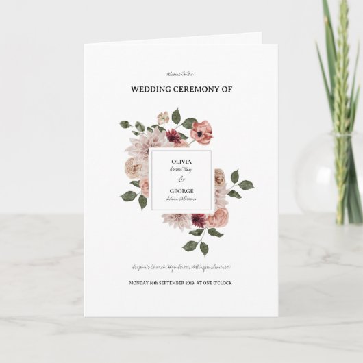 Gevouwen programma (Voorkant)