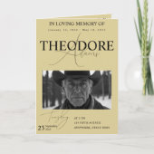 Gevouwen programma (Voorkant)