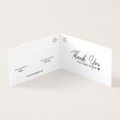 Gevouwen QR Code White Label Kaart ophangen (Binnen)