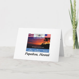 Gevouwen qsl 961 bedankkaart