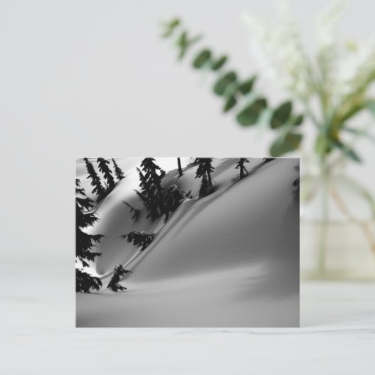 Gevouwen ruimte briefkaart (Staand voorkant)