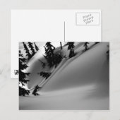 Gevouwen ruimte briefkaart (Voorkant / Achterkant)