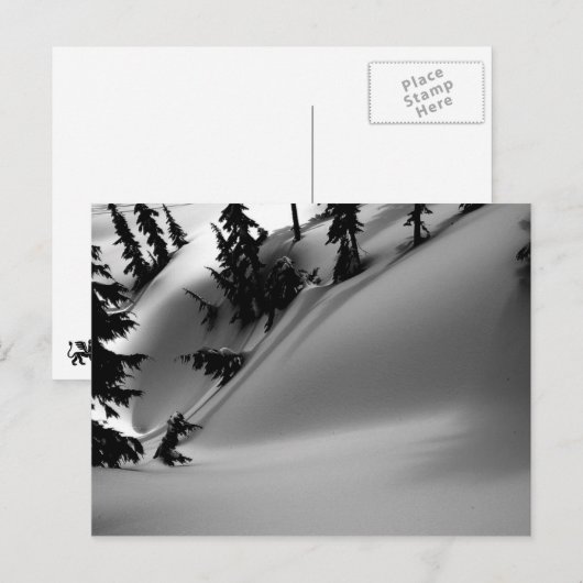 Gevouwen ruimte briefkaart (Voorkant / Achterkant)