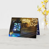 Gevouwen Snowflake-lichtkaart Kaart (Gele Bloem)