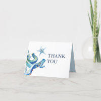 gevouwen strand bruiloft dank u kaarten