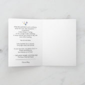 Gevouwen sympathiekaart met boodschap erin bedankkaart (Binnen)