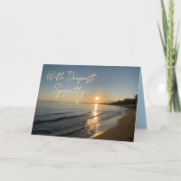 Gevouwen Sympathy Sunset Beach Kaart