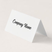 Gevouwen template voor visitekaartjes met Canadese (Voorkant)