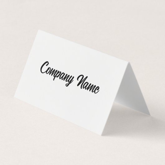 Gevouwen template voor visitekaartjes met Canadese (Voorkant)