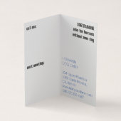 Gevouwen tijdschriftstijl Grote Deen Visitekaartje (Binnen)