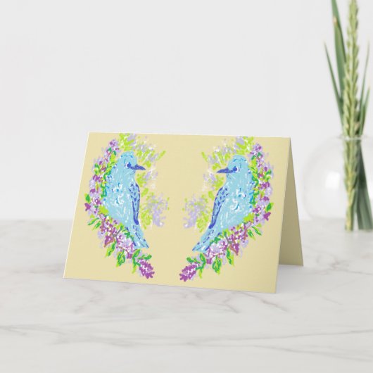 Gevouwen uitnodiging : Verloving of huwelijk (Voorkant)