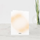 Gevouwen uitnodiging voor vakantie (Achterkant)