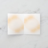 Gevouwen uitnodiging voor vakantie (Binnen)