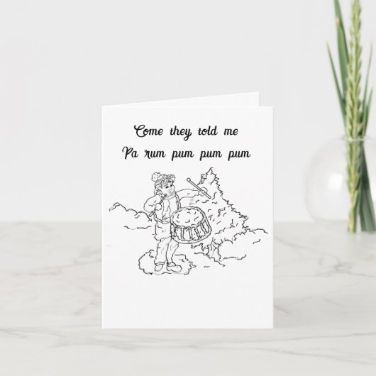 Gevouwen vakantie Kaart :Liefde voor Kerstmis (Voorkant)