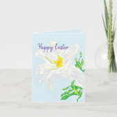 Gevouwen vakantie Kaart : Paaslelie (Voorkant)