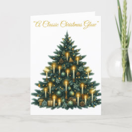 Gevouwen Vakantie Kaart-Victoriaans Xmas Splendor Feestdagen Kaart