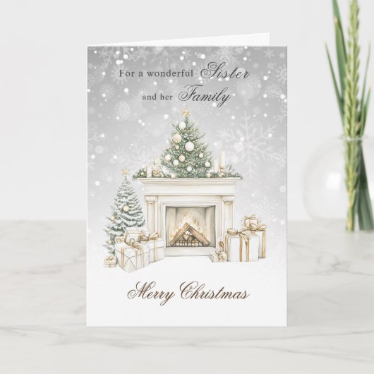 Gevouwen vakantiekaart feestdagen kaart (Voorkant)