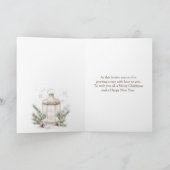 Gevouwen vakantiekaart feestdagen kaart (Binnen)