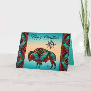 Gevouwen vakantiekaart feestdagen kaart