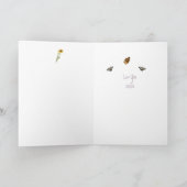 Gevouwen vakantiekaart feestdagen kaart (Binnen)