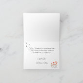 Gevouwen vakantiekaart feestdagen kaart (Binnen)