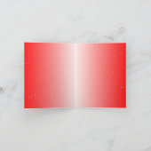 Gevouwen vakantiekaart feestdagen kaart (Binnen)