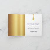 Gevouwen vakantiekaart feestdagen kaart (Binnen)