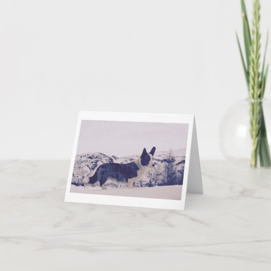 Gevouwen vakantiekaart feestdagen kaart (Voorkant)