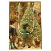 Gevouwen vakantiekaart medium cadeauzakje (Achterkant)