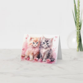 Gevouwen Valentijnse Kaart