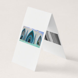 Gevouwen verticaal tent kaart