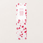  gevouwen veterinair Visitekaartje (Binnenkant ongevouwen)