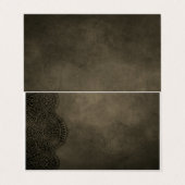 Gevouwen Visitekaartje (Buitenkant ongevouwen)