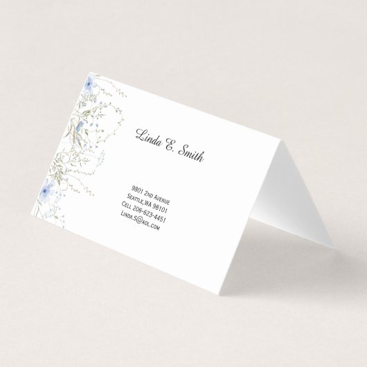 Gevouwen Visitekaartje (Voorkant)