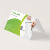 Gevouwen Visitekaartje (Voorkant)