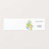 Gevouwen Visitekaartje (Buitenkant ongevouwen)