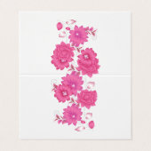 Gevouwen Visitekaartje (Buitenkant ongevouwen)