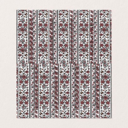 Gevouwen Visitekaartje (Buitenkant ongevouwen)