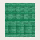 Gevouwen Visitekaartje (Buitenkant ongevouwen)