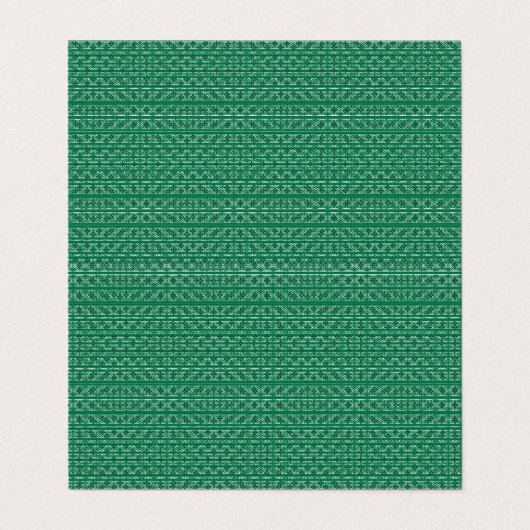 Gevouwen Visitekaartje (Buitenkant ongevouwen)