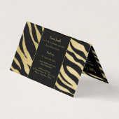 Gevouwen Visitekaartje (Achterkant)