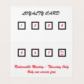 Gevouwen Visitekaartje (Binnenkant ongevouwen)