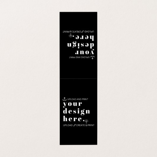 Gevouwen Visitekaartje (Buitenkant ongevouwen)