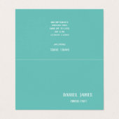 Gevouwen Visitekaartje (Buitenkant ongevouwen)