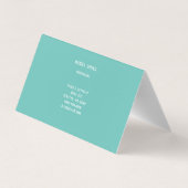 Gevouwen Visitekaartje (Achterkant)