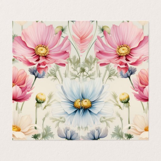 Gevouwen Visitekaartje (Buitenkant ongevouwen)